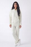 Bleach Grey Butterfly Embossed Hoodie Straight Leg Jogger