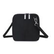 Soft Suede Effect Double Zip Crossbody Bag