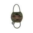 Embossed Shoulder Tote Bag with Scarf Detail