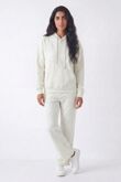 Bleach Grey Butterfly Embossed Hoodie Straight Leg Jogger