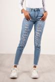 Extreme Ripped High Waist Skinny Jeans