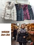 Black Faux Fur Collar Puffer Coat