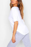 Job Lot Plus Size Extreme V Front Oversized T-Shirt