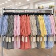 Ruched Sleeve Textured Top With Matching Shorts