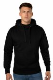 Black Flex Fleece Pullover Hoodies
