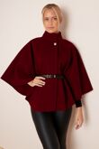 Belted Cape Coat