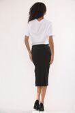 Black Diamante Bodysuit And Embellished Skirt Set