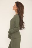 Cheesecloth Long Sleeve Gold Buttoned Top and Trousers Co-Ord Set