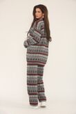 Long Sleeve Nordic Pattern Cozy Knitted Set
