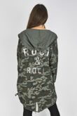 Sequin Rock & Roll Hooded Cardigan