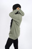 Khaki Oversized Pullover Hoodie