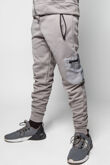 Kids Grey Hybrid Pocket Zipped Tracksuit