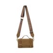 Suede Crossbody Satchel Bag