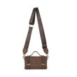 Suede Crossbody Satchel Bag