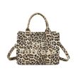 Leopard Print Designer Style Tote Bag