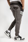 Job Lot Slim Fit Athletic Striped Joggers