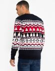 Navy HO HO Festive Christmas Jumper