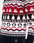 Navy HO HO Festive Christmas Jumper