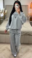 Oversized Paris Milano Sweatshirt With Trouser Co-Ord Set
