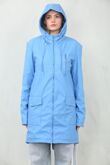 Blue Waterproof Hooded Raincoat Jacket