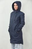 Navy Waterproof Hooded Raincoat Jacket