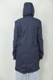 Navy Waterproof Hooded Raincoat Jacket