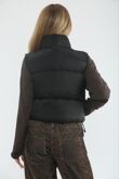Black Lightweight Quilted Zip-Up Gilet