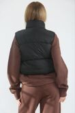 Black Lightweight Quilted Zip-Up Gilet