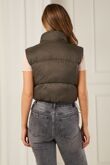 Chocolate Lightweight Quilted Zip-Up Gilet