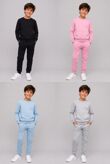 Kids Boys Round Neck Sweatshirt Bottom Tracksuits