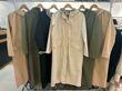 Khaki Leopard Patch Reversible Windbreaker Long Coat
