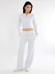 Bleach Grey Corset Fit Sweatshirt With Straight Leg Trouser