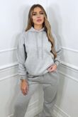 Grey Baggy Pullover Hooded Tracksuit