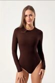 Long Sleeve Round Neck Stretchable Bodysuit