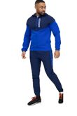 Royal Blue Softshell Hooded Windbreaker Jacket With Jogger