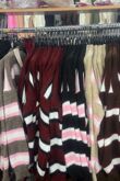 Contrast Striped Knit Turtleneck Sweater