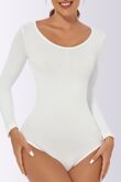 Long Sleeve Round Neck Stretchable Bodysuit