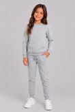 Bleach Grey Kids Round Neck Sweatshirt With Bottom Tracksuits