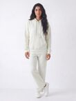 Bleach Grey Butterfly Embossed Hoodie Straight Leg Jogger