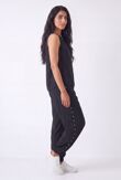 Studded Embellished Sleeveless Top And Relaxed Harem Pants