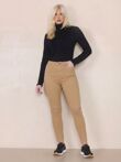 Stone High Waist Knee Ripped Skinny Jeans
