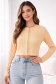 Ribbed Molly Button Through Top