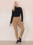 Stone High Waist Knee Ripped Skinny Jeans