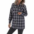 Job Lot Navy Long Sleeve Check Print Shirt