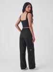 Black Wide Leg Trouser Long Sleeve Top Co-Ord Set 
