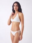 White Crochet Halter Neck Bikini