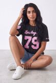 Yellow Contrast Short Sleeve LA 79 Varsity T-Shirt