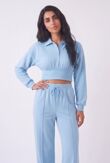 Cropped Corset Fit Sweatshirt With Single Seam Trouser
