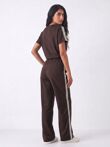 T-shirt Lounge Printed Co-ord Set with Wide-Leg Trousers 