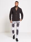 Knitted Long Sleeve Button Up Cardigan